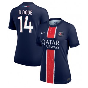 Billiga Paris Saint-Germain Desire Doue #14 Hemmatröja Dam 2024-25 Kortärmad